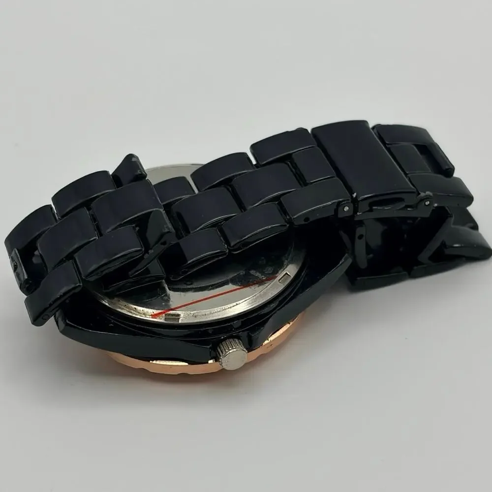 Gold & Black Figaro Men’s Watch